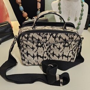 Mix No 6 Siena Snake Print Crossbody Bag